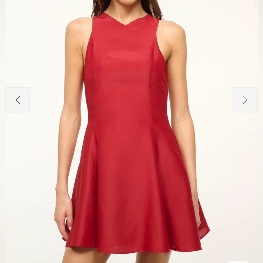 NEW STAUD MINI HEIKE DRESS | ROUGE